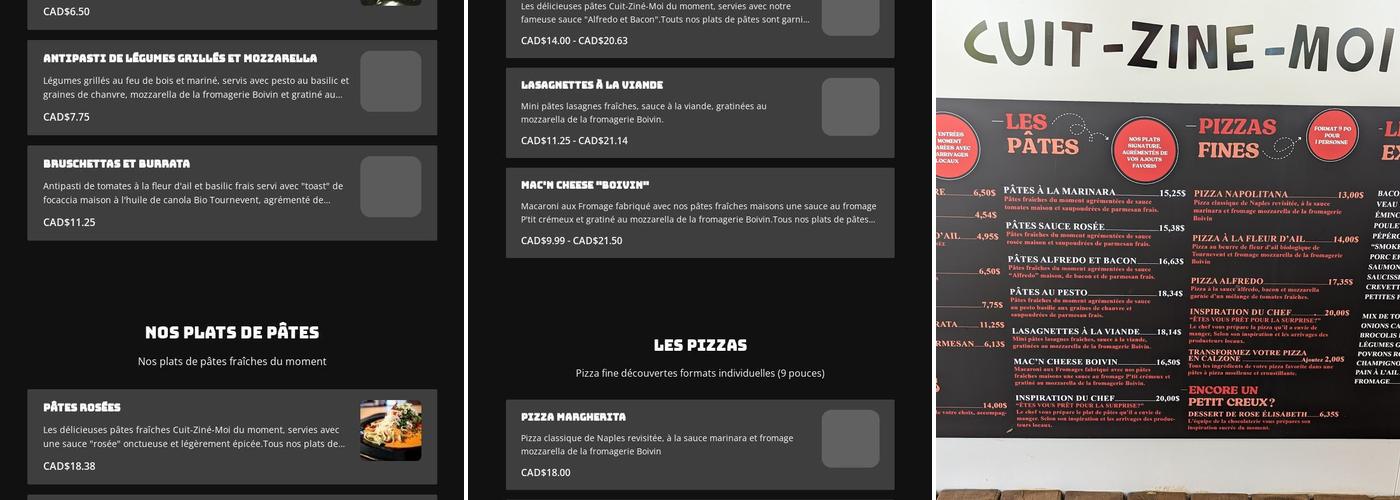 Pastabox Cuit Zine Moi Menu