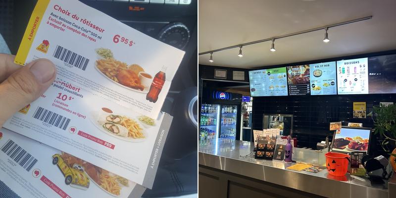 Express St-Hubert Menu