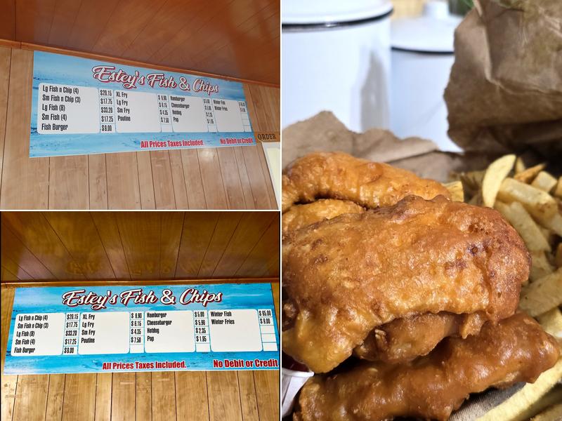Estey's Fish & Chips Menu