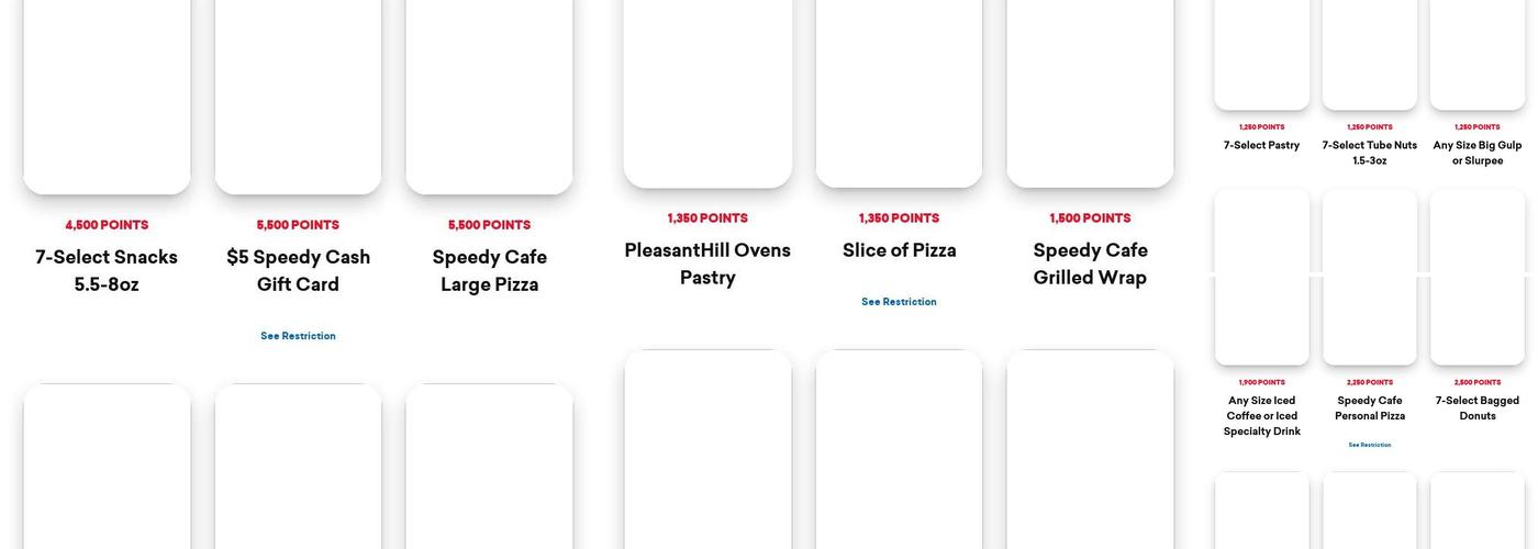 Speedy Cafe Menu