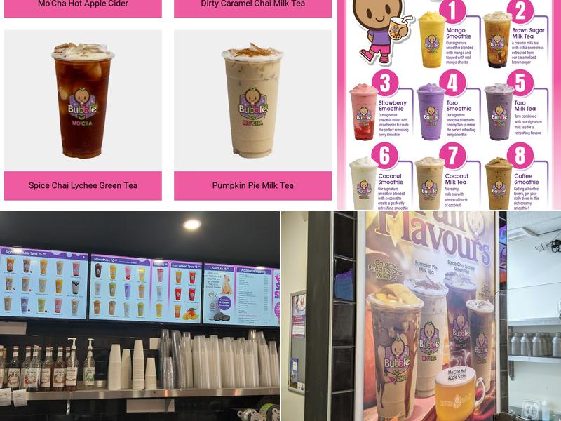 Mo'Cha Bubble Tea - Streetsville Menu