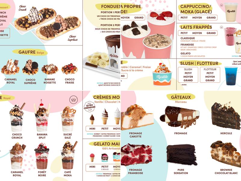 Chocolato - Mont-Tremblant Menu