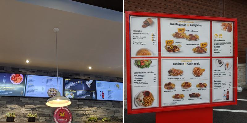 Benny&Co. Menu