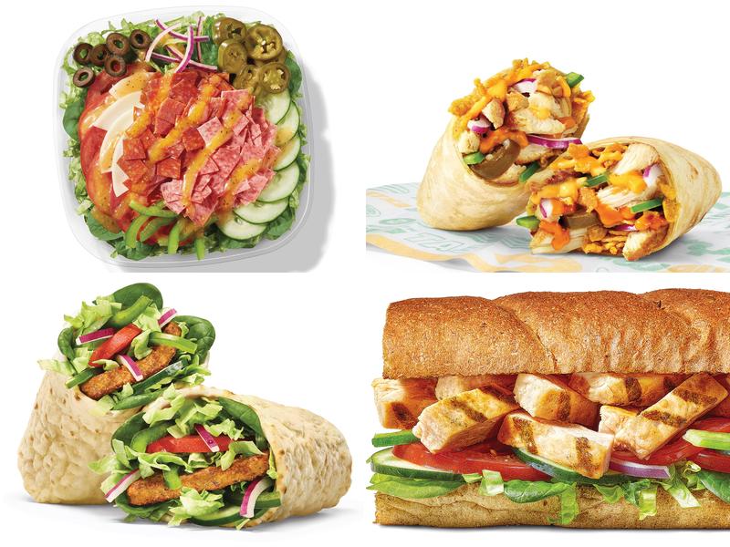Subway Menu