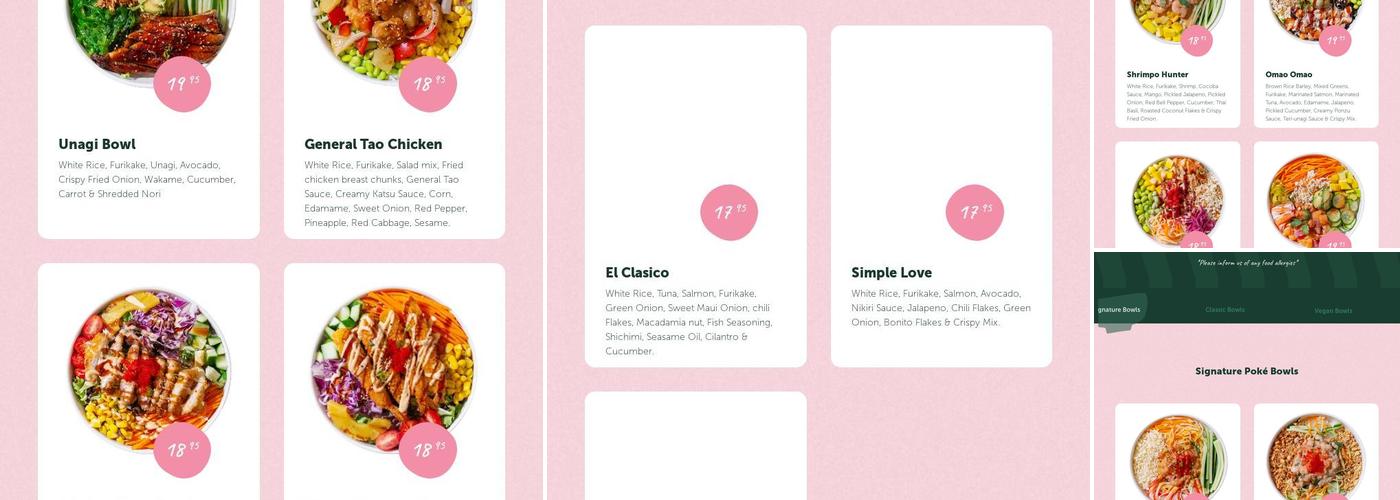 'Olu 'Olu Poké Ste-Catherine Est Menu