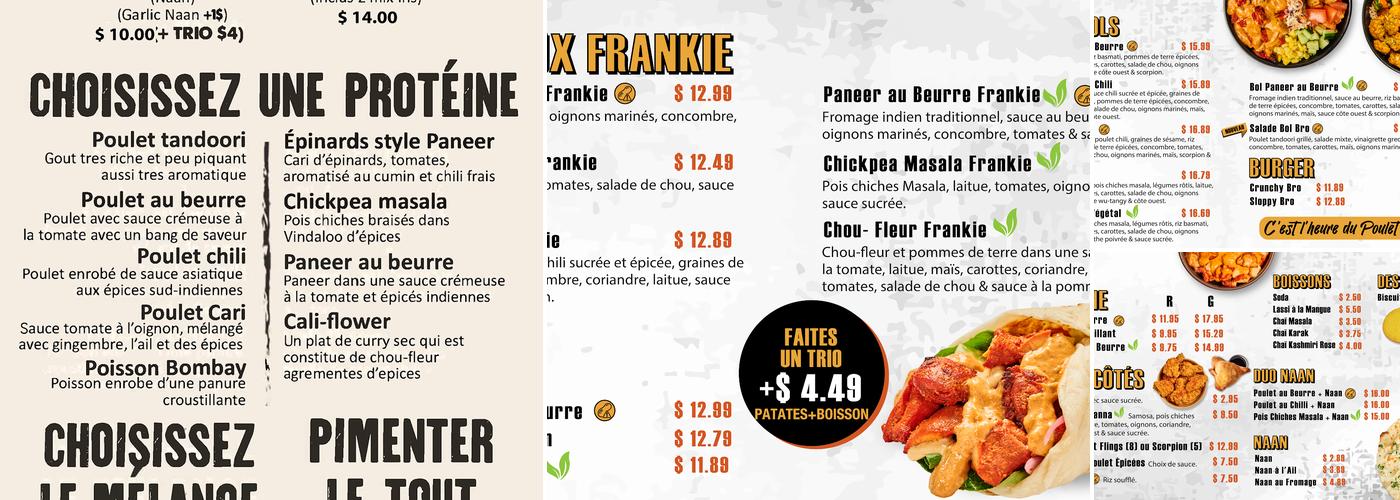 Spicebros Menu