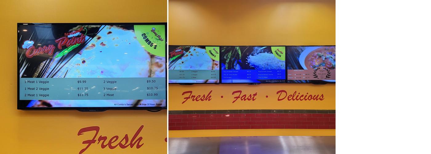 Curry Point Menu
