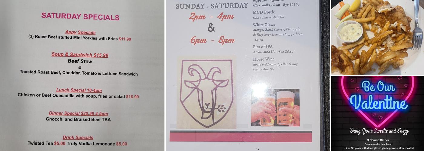 Cranberry Arms L R S Menu