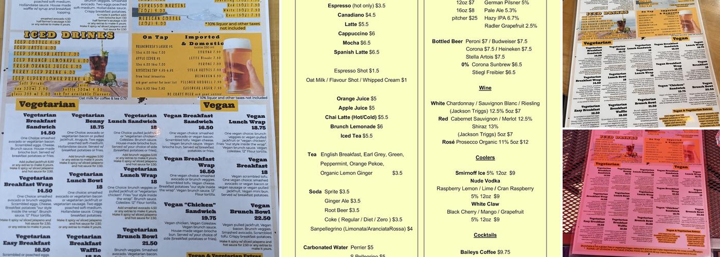 Bruncheria Menu