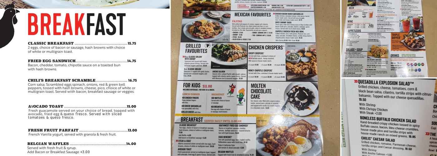 Chili's Express Menu