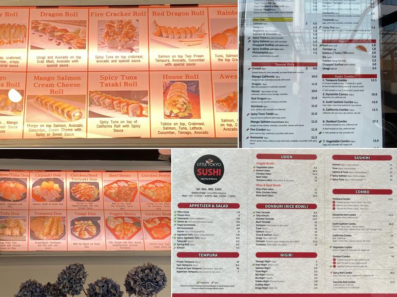 Little Tokyo Sushi Menu
