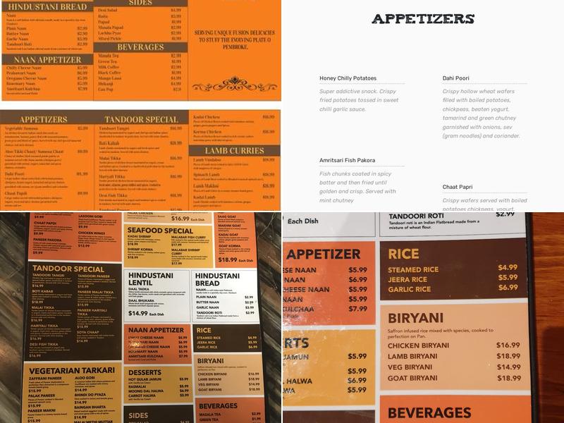 @ Zaffran Menu