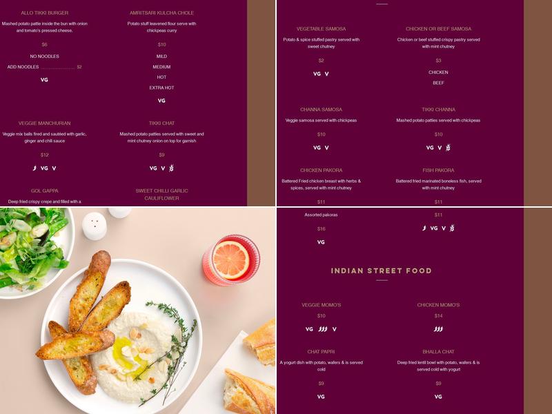 Lala ji’s Indian Cuisine Menu