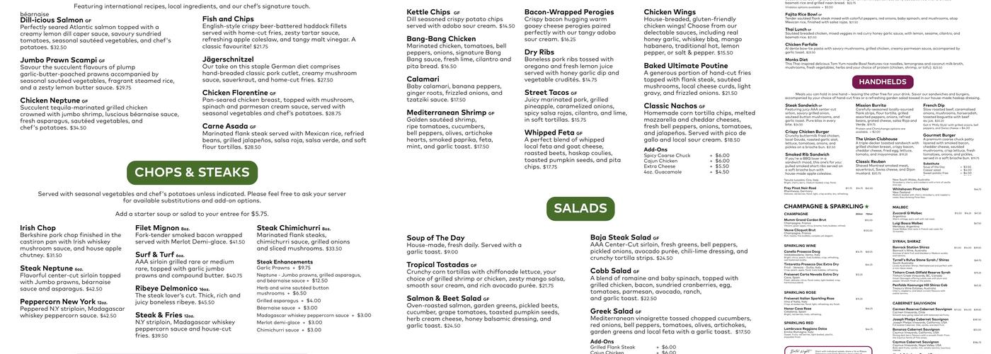 Cattlemen's Chophouse - Picture Butte Menu