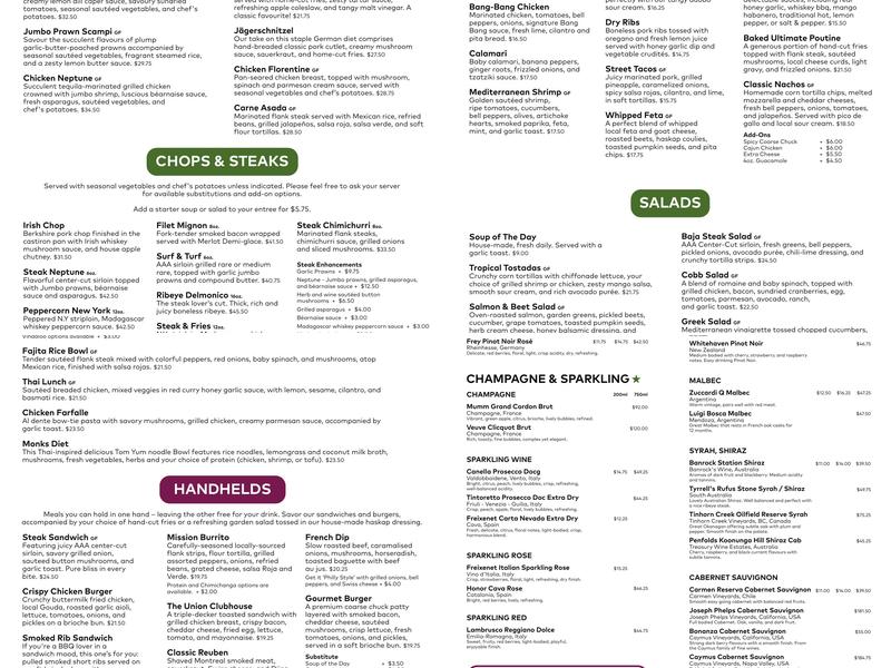 Cattlemen's Chophouse - Picture Butte Menu