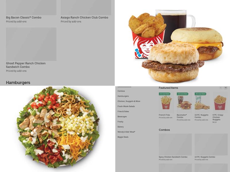 Wendy's Menu