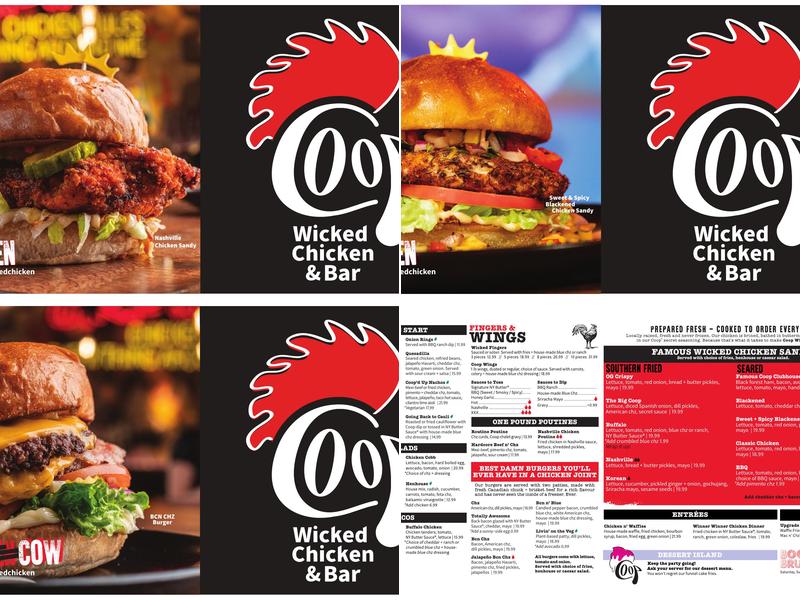 Coop Wicked Chicken & Bar Port Carling Menu
