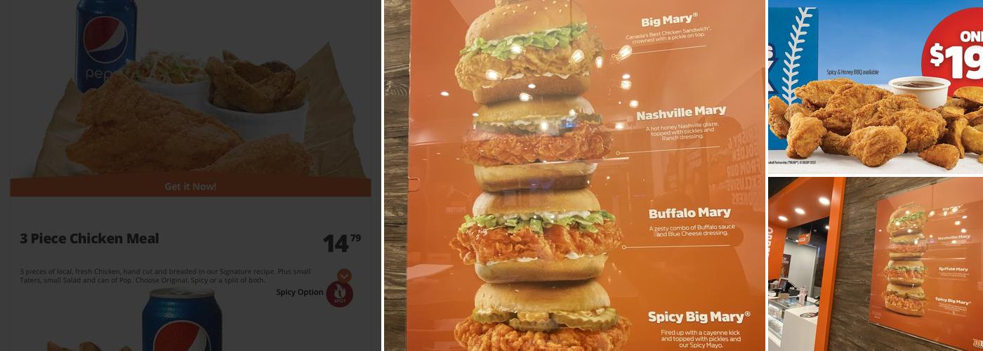 Mary Brown's Chicken Menu