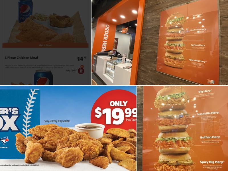 Mary Brown's Chicken Menu