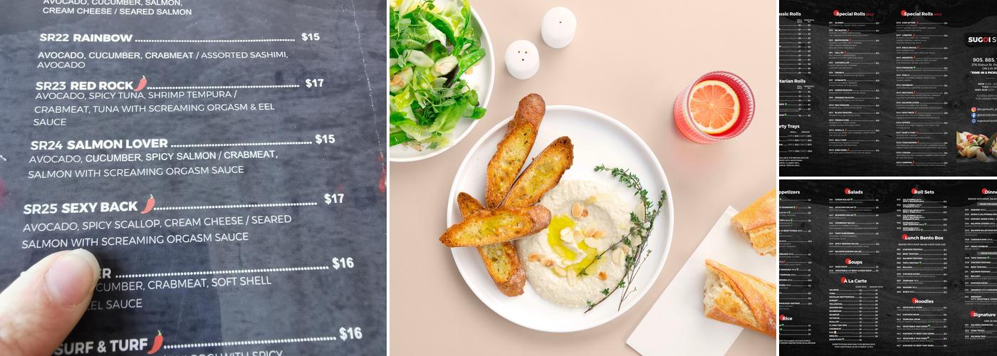 Sugoi Sushi Menu