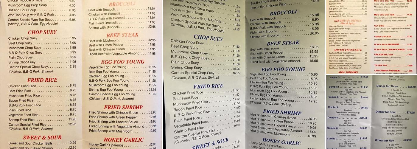 Loi's Canton Kitchen Ltd Menu