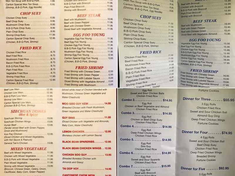 Loi's Canton Kitchen Ltd Menu