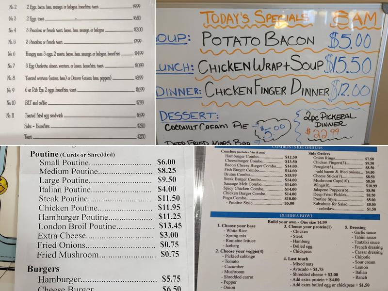 Brutus Express Inc Menu