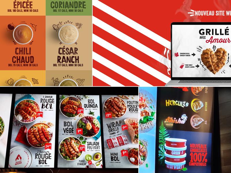 Restaurant Poulet Rouge Laurier Québec Menu