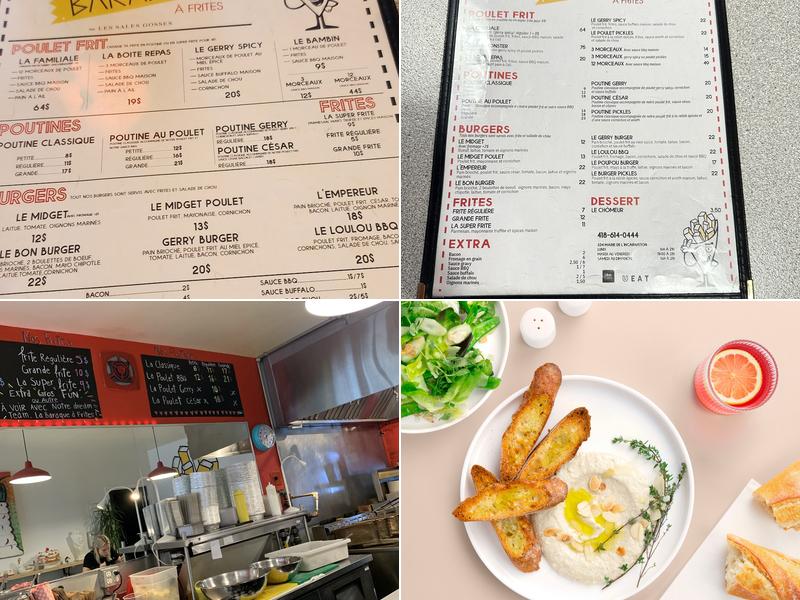 La Baraque à Frites Menu