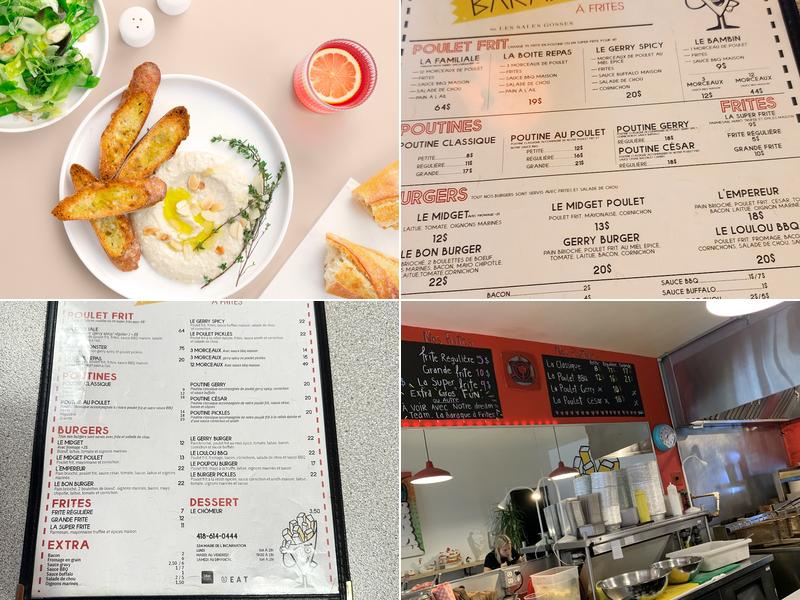 La Baraque à Frites Menu