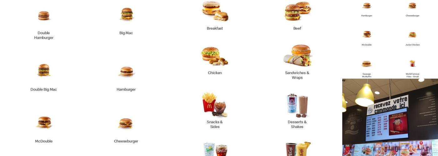 McDonald's Menu