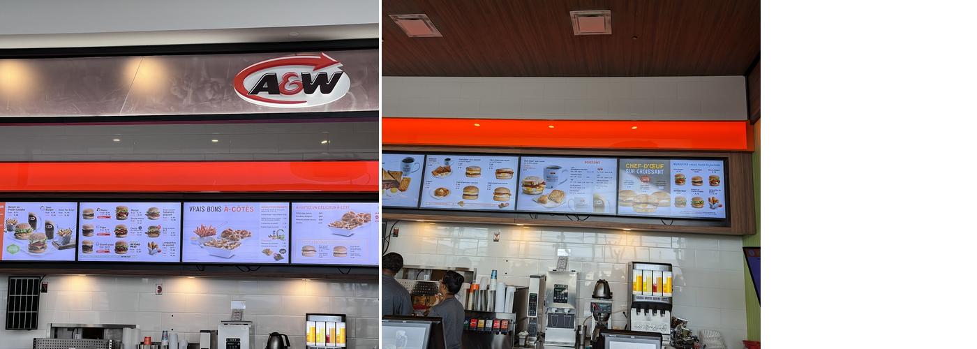 A&W Menu