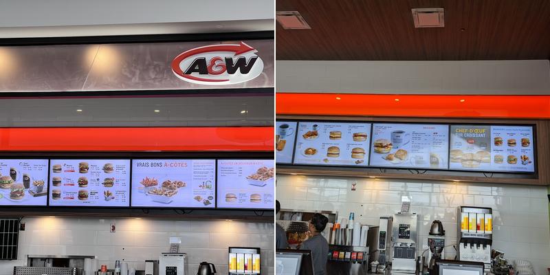 A&W Menu