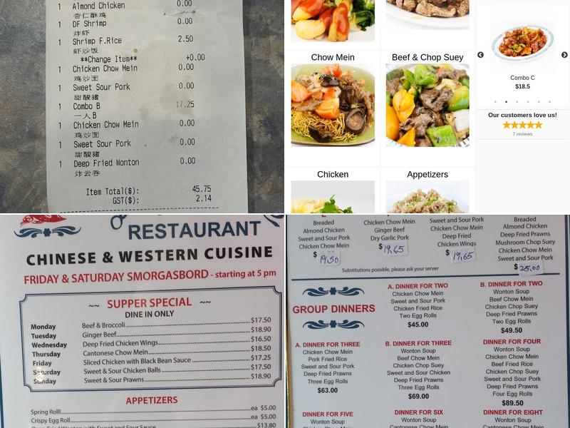 Dragon Gate Restaurant Menu