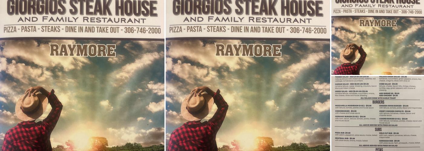 Giorgios Steak House and Family Restaurant Menu