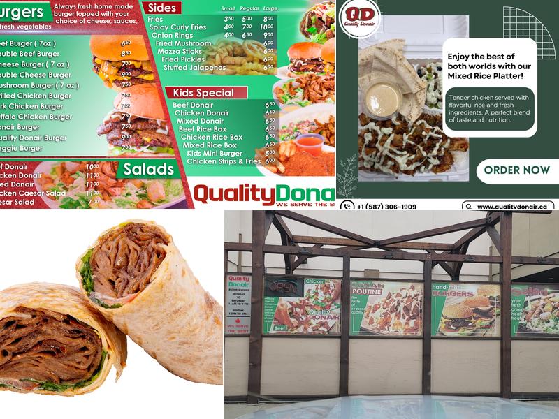 Quality Donair Menu