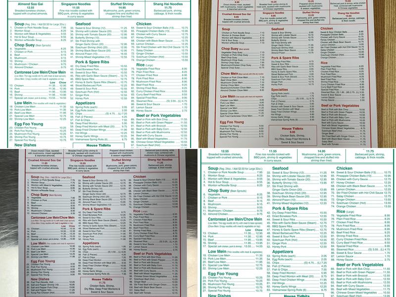 O B Kitchen Menu