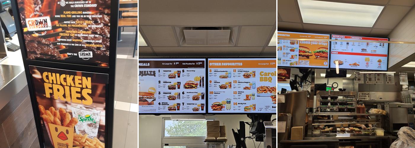 Burger King Menu