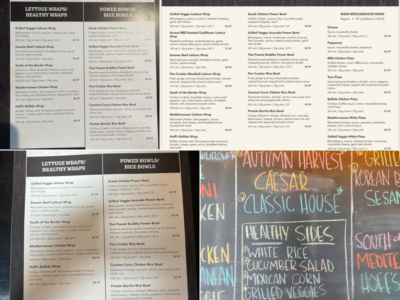 Crave Restaurant Menu
