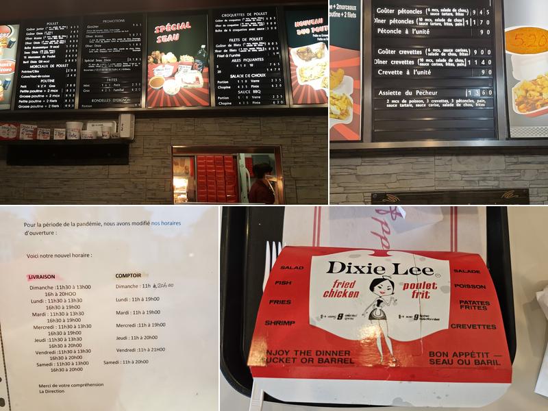 Dixie Lee Menu