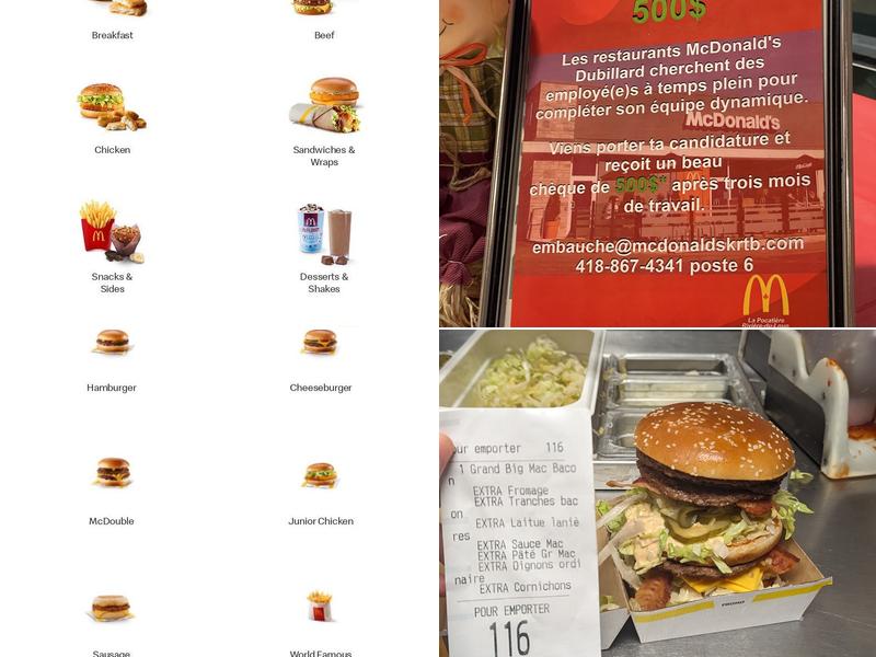 McDonald's Menu