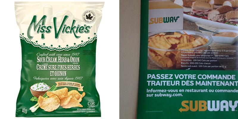 Subway Menu