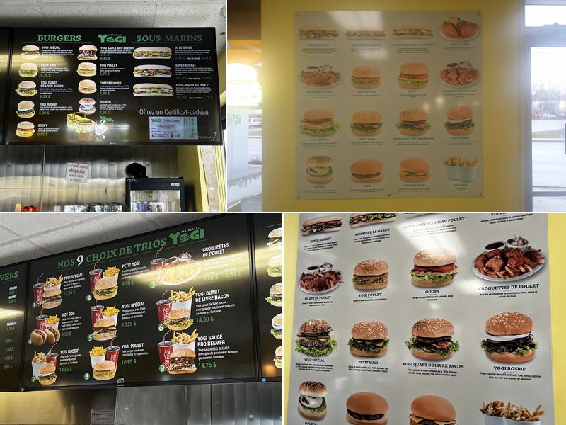 Restaurant Yogi Menu