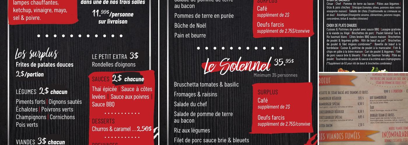 Rôtisserie O Tourne Broche Menu