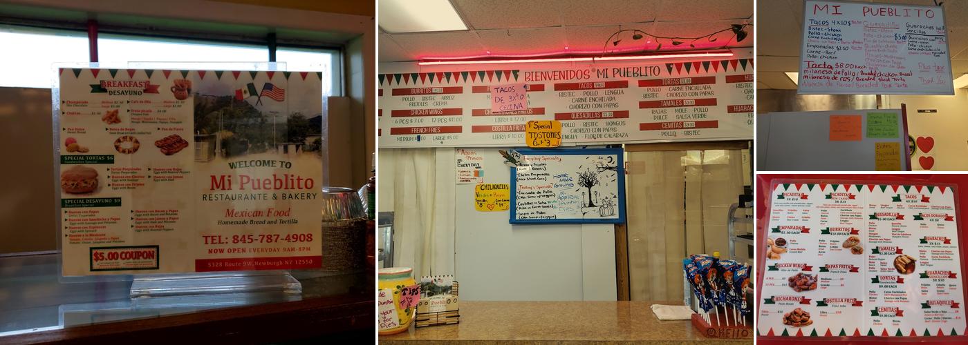 Mi Pueblito Menu
