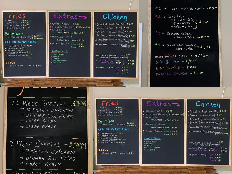 Flavor Crisp Chicken Menu