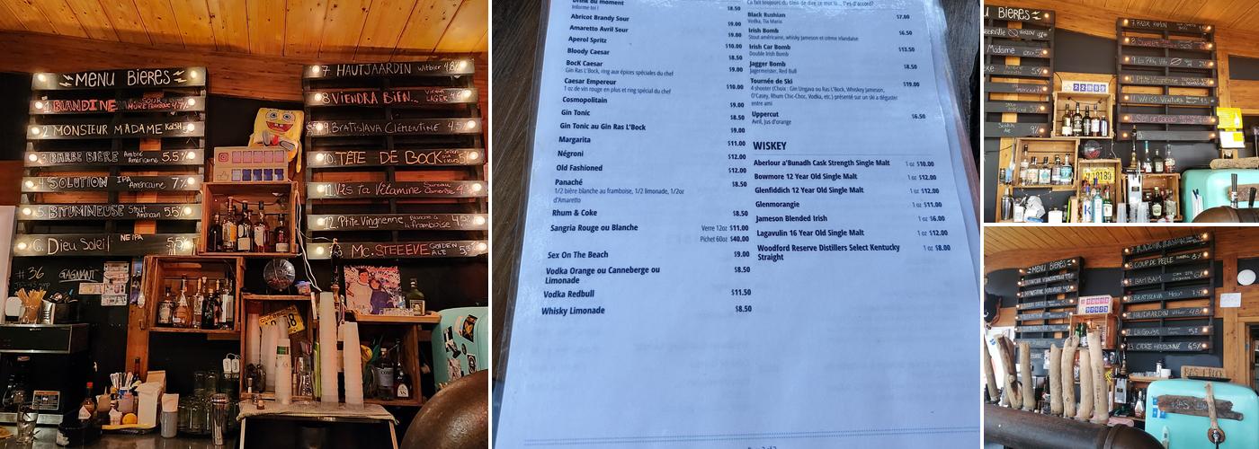 Ras L'Bock - Artisan Brasseurs (Pub) Menu