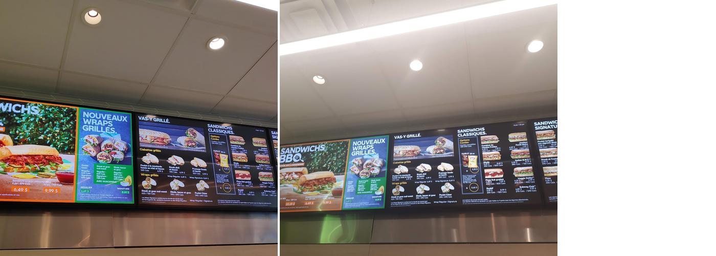 Subway Menu