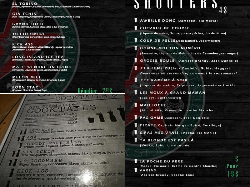 Café Le Flore Menu