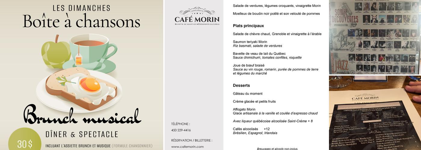 Café Morin Menu